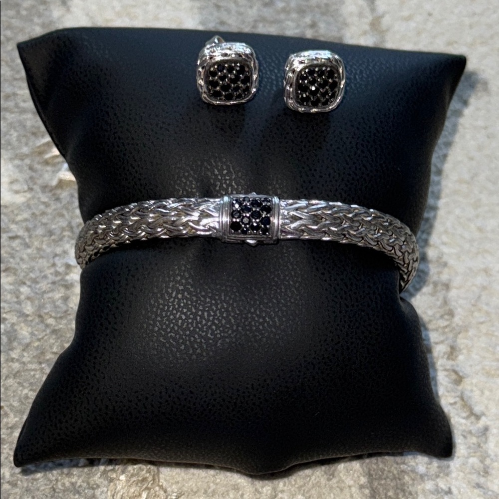 John Hardy bracelet and earrings set